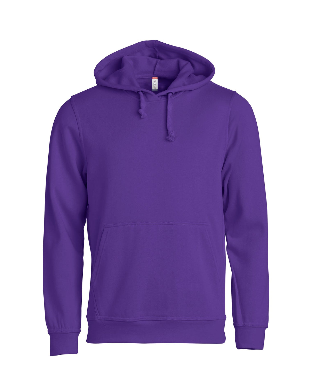 Clique Basic Hoody Lila, Vorderansicht