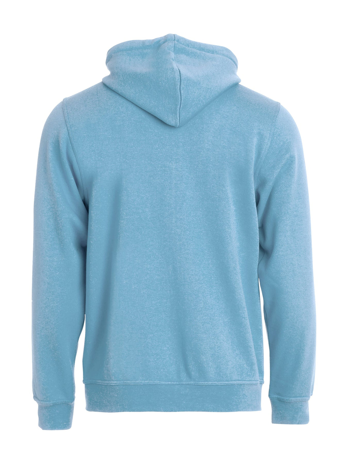 Clique Basic Hoody Full Zip Hellblau, Rückansicht