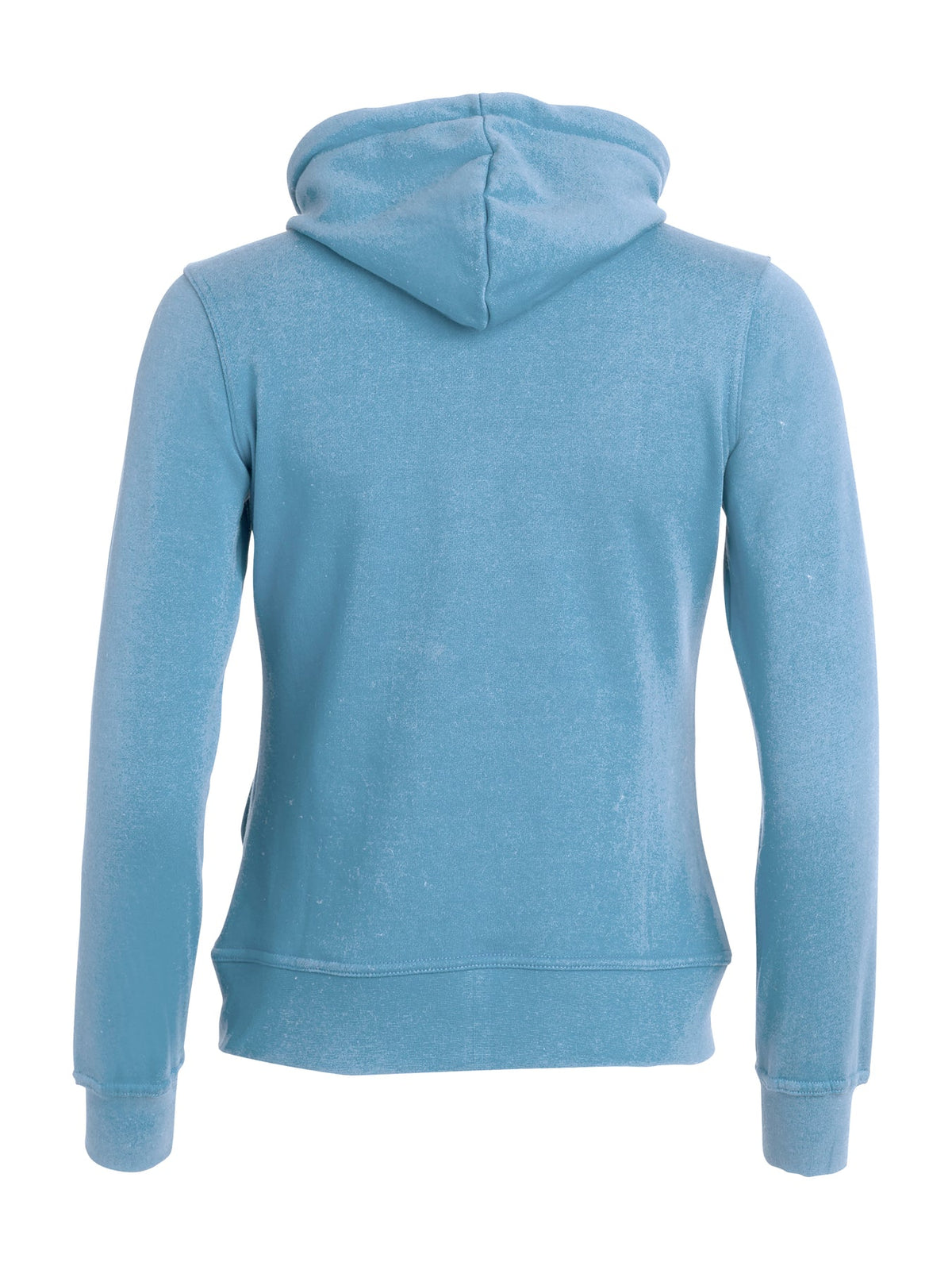 Clique Basic Hoody Full Zip Women Hellblau, Rückansicht