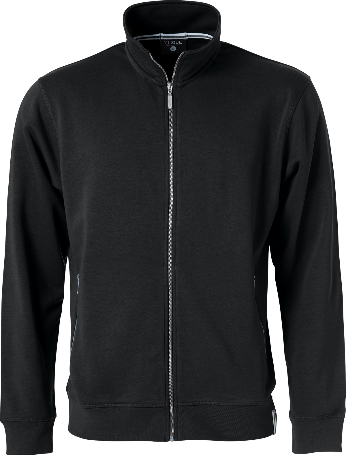 Clique Classic FT Jacket Schwarz, Vorderansicht