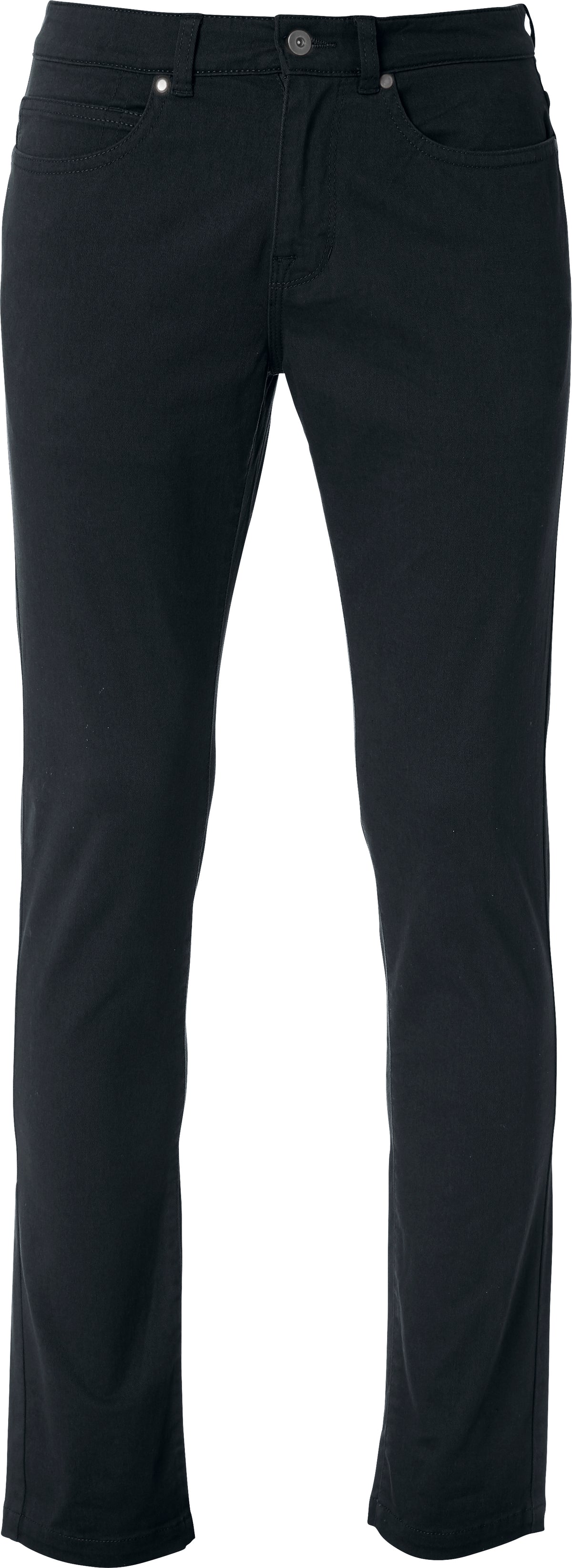 Clique 5-Pocket Stretch Schwarz, Vorderansicht