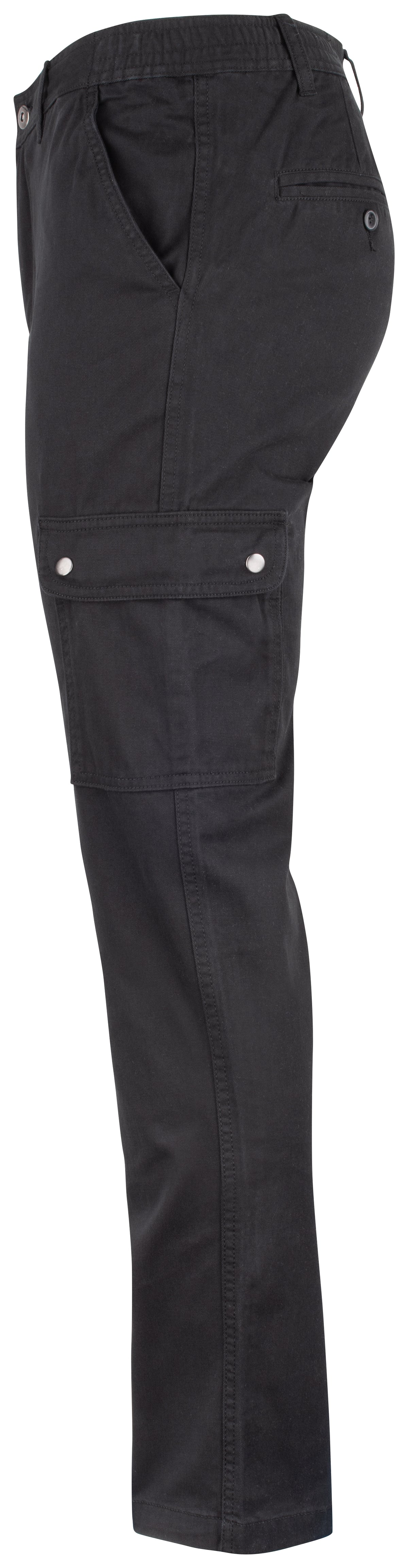 Clique Cargo Pocket Schwarz, Seitenansicht links
