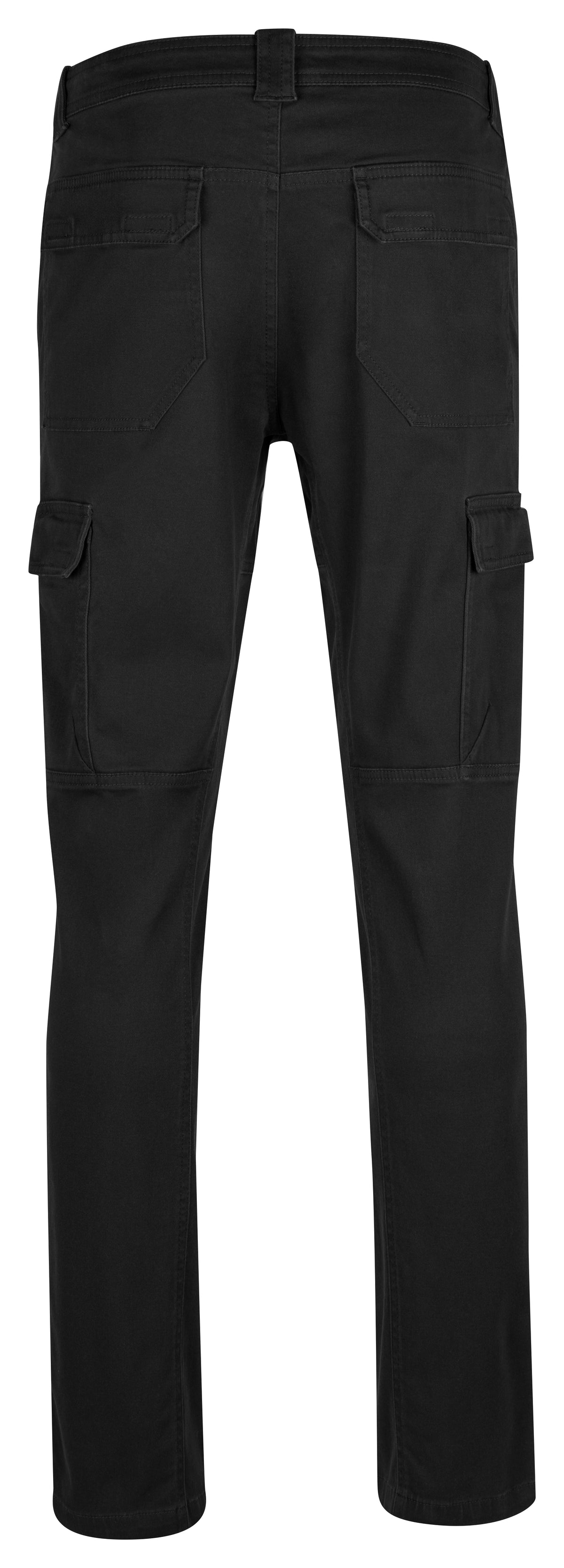 Clique Cargo Pocket Stretch Schwarz, Rückansicht