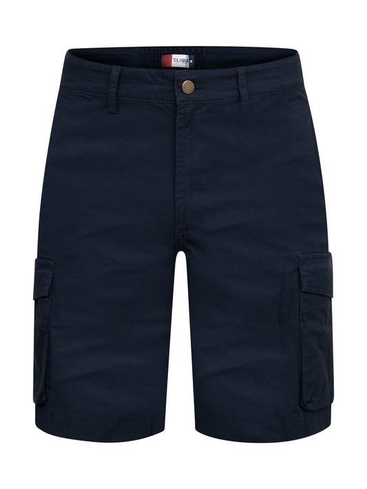 Clique Cargo Shorts Dunkelmarine, Vorderansicht