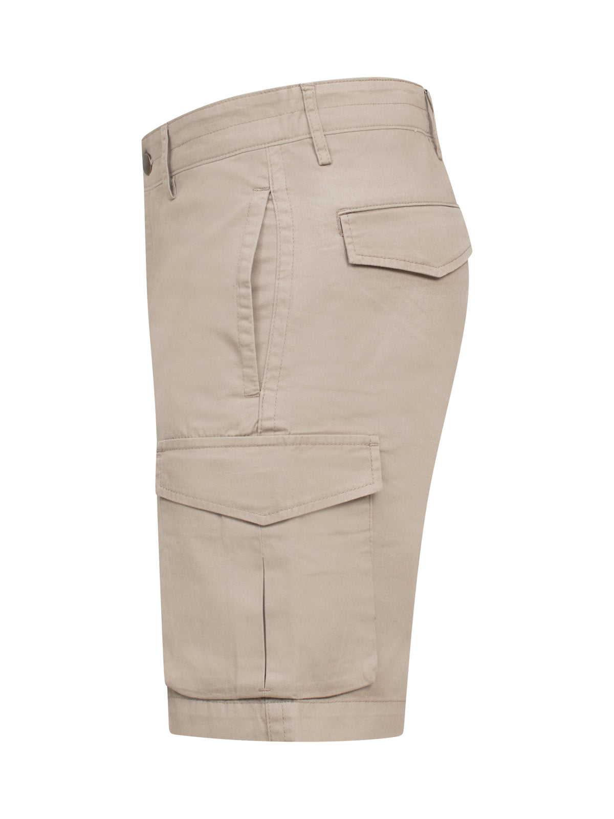 Clique Cargo Shorts Sand, Seitenansicht links