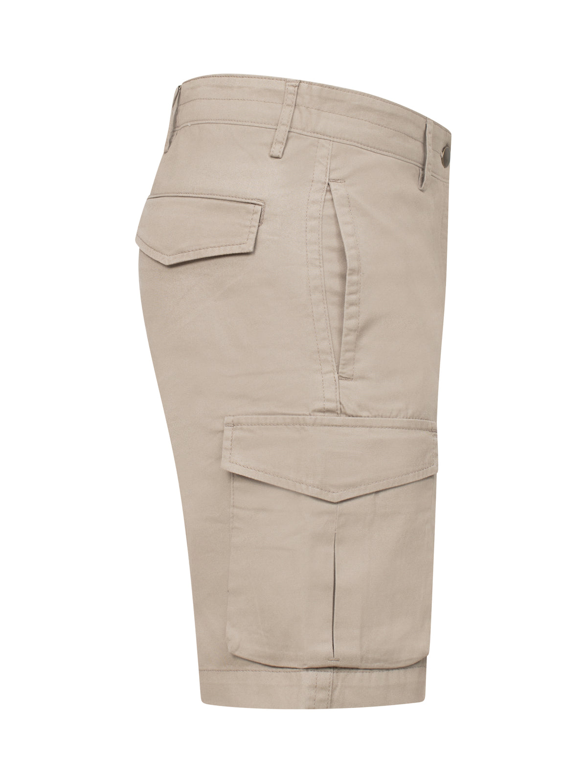 Clique Cargo Shorts Sand, Seitenansicht rechts