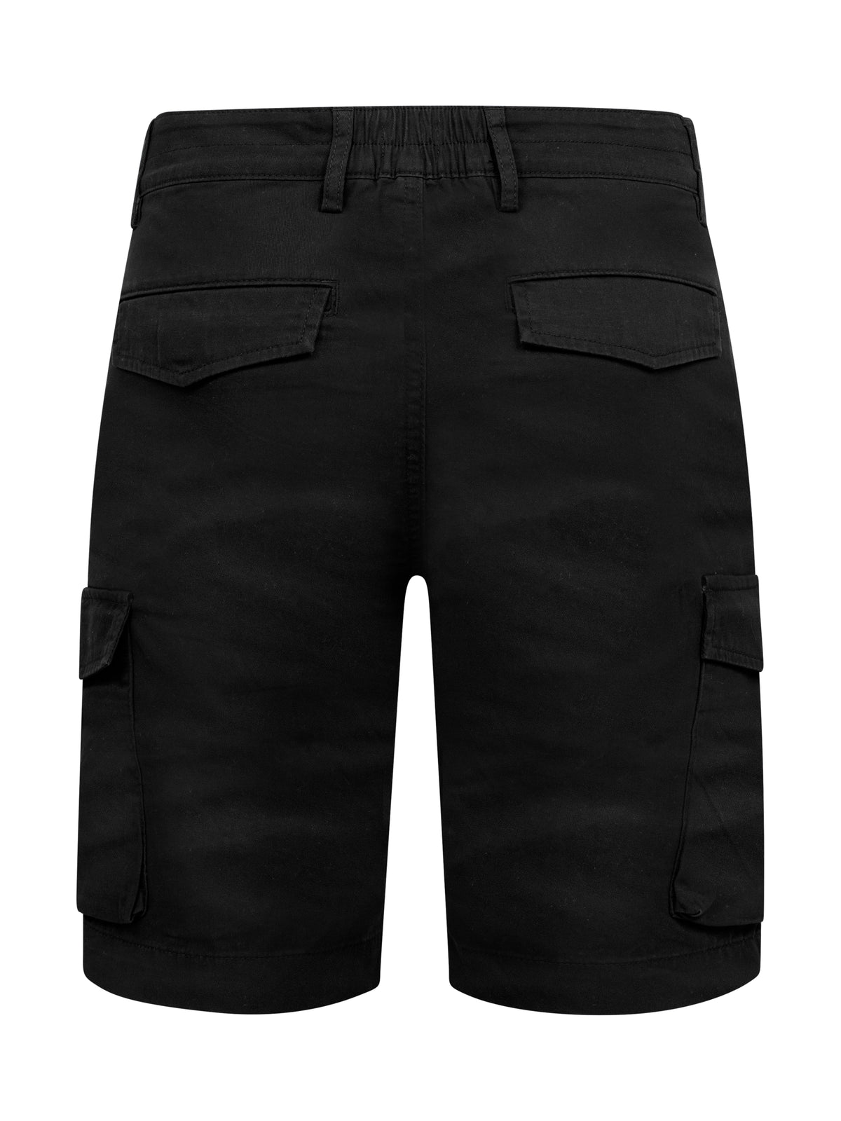 Clique Cargo Shorts Schwarz, Rückansicht