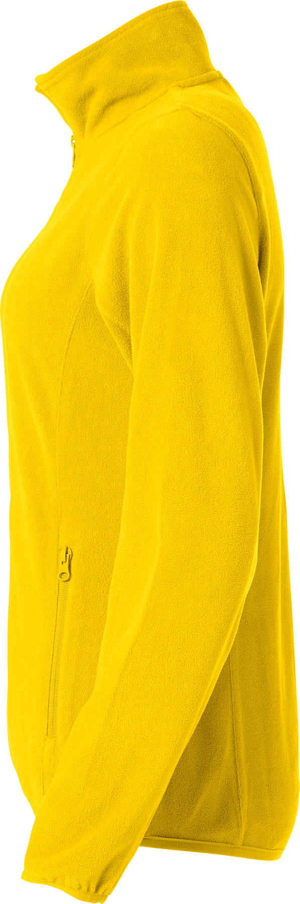 Clique Basic Micro Fleece Jacket Women Zitrone, Seitenansicht links