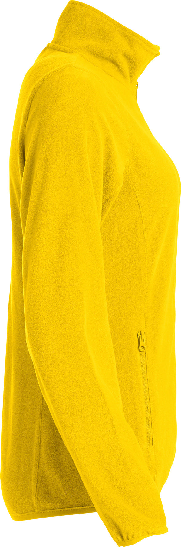 Clique Basic Micro Fleece Jacket Women Zitrone, Seitenansicht rechts