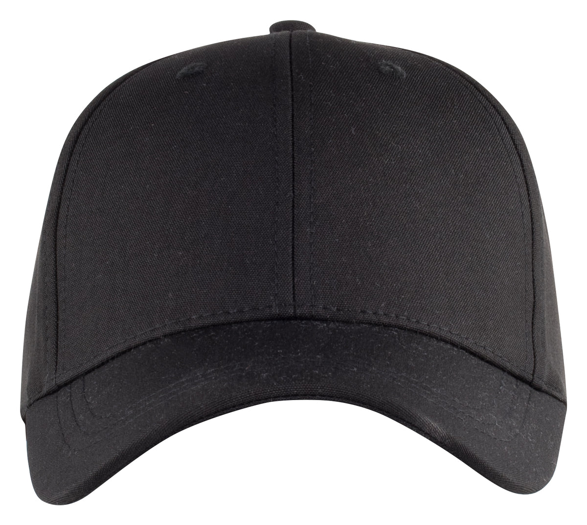 Clique Melange Cap Schwarz, Vorderansicht