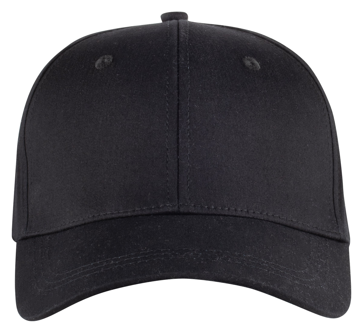 Clique Flexifit Cap Schwarz, Vorderansicht