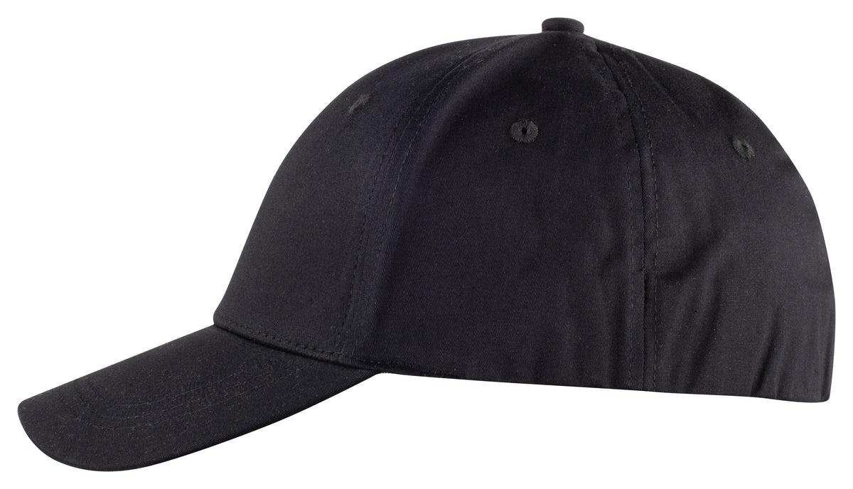Clique Flexifit Cap Schwarz, Seitenansicht links