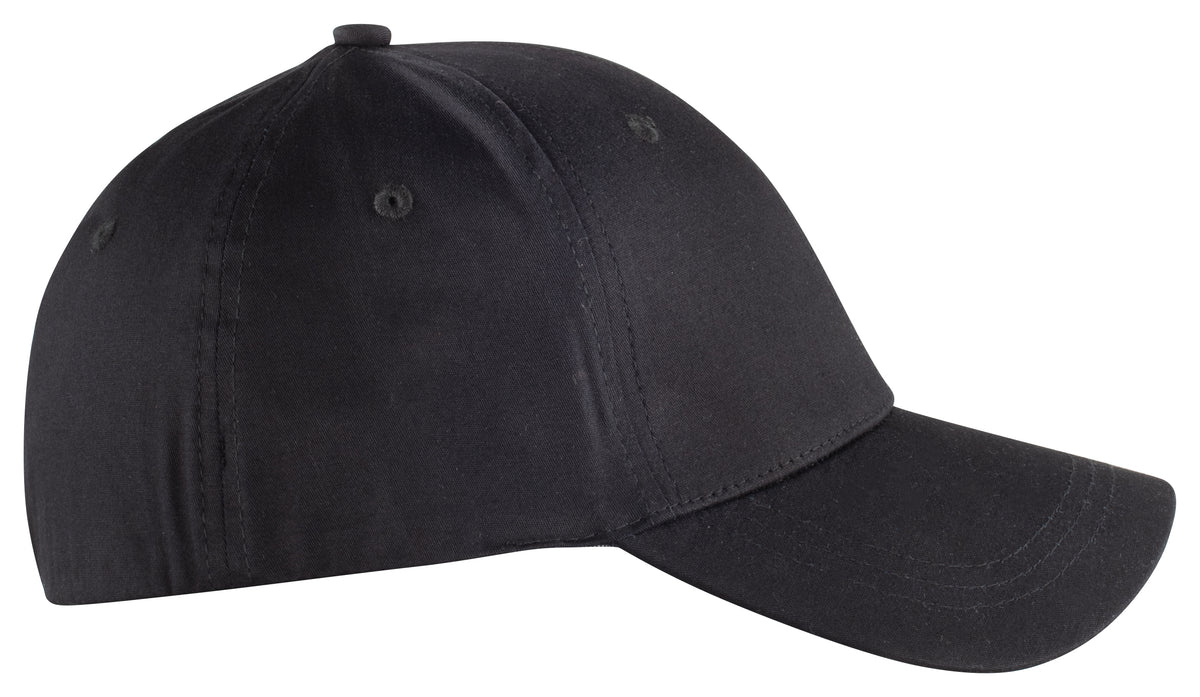 Clique Flexifit Cap Schwarz, Seitenansicht rechts