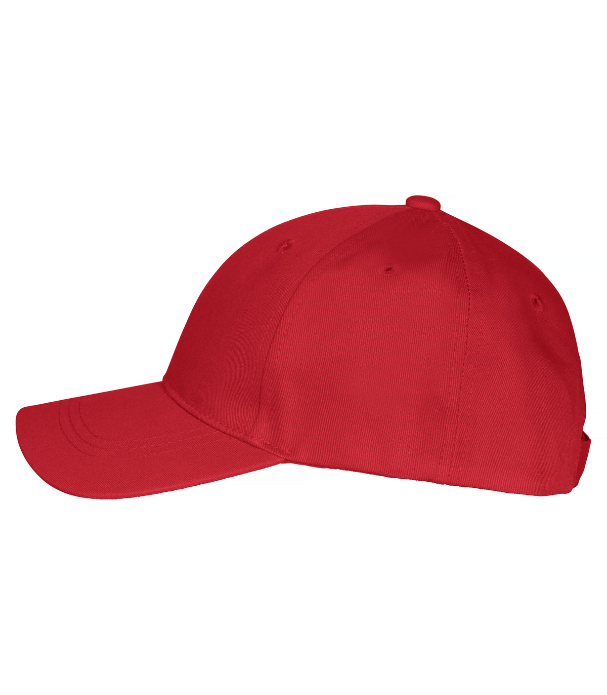 Clique Classic Cap Rot, Seitenansicht links
