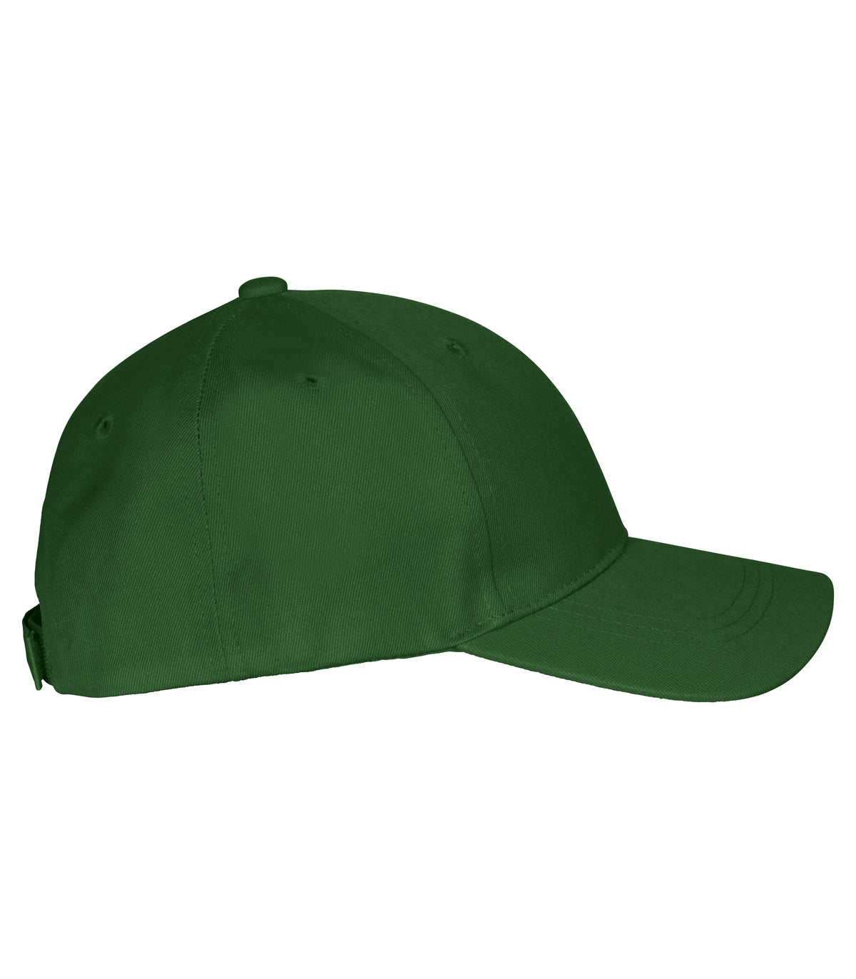 Clique Classic Cap Flaschengrün, Seitenansicht rechts