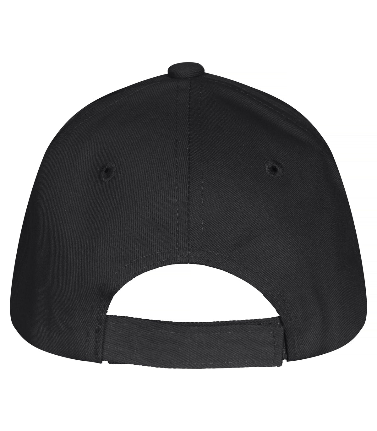 Clique Classic Cap Schwarz, Rückansicht
