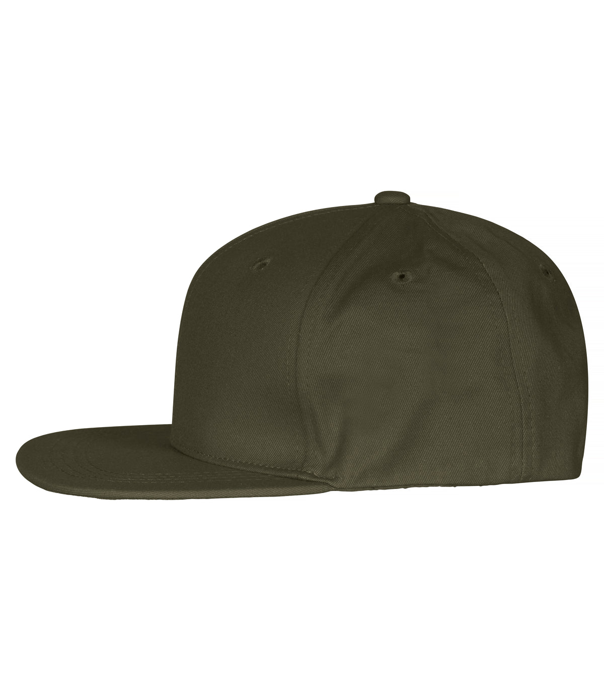 Clique Street Cap Dunkelgrün, Seitenansicht links