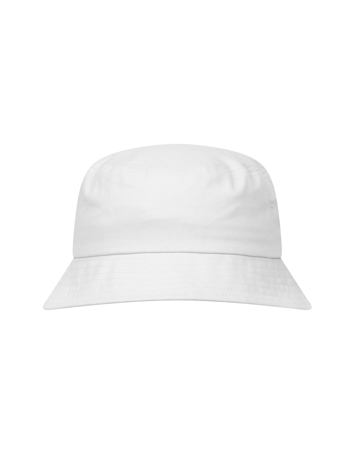 Clique Bucket Hat Weiss, Vorderansicht