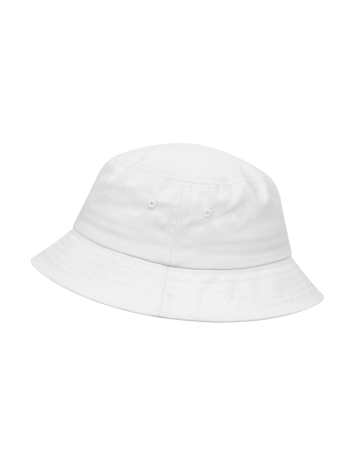 Clique Bucket Hat Weiss, Seitenansicht links