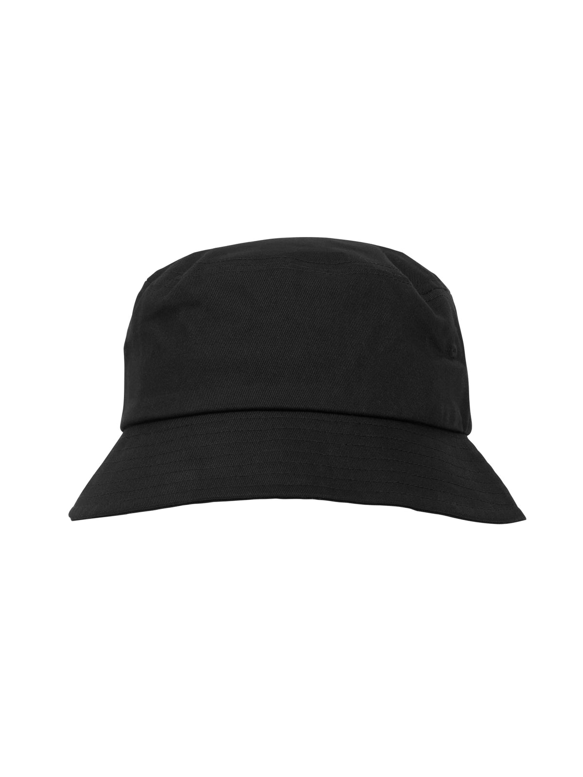 Clique Bucket Hat Schwarz, Vorderansicht