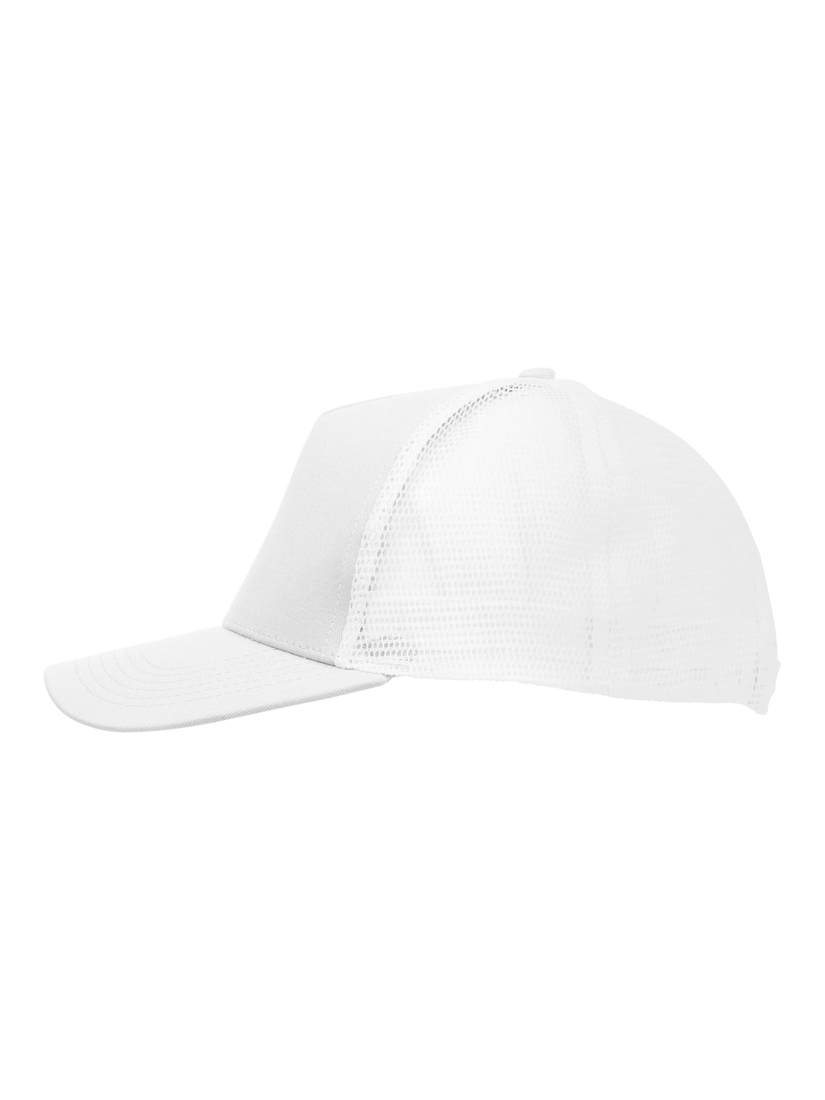 Clique Trucker Cap Weiss, Seitenansicht links