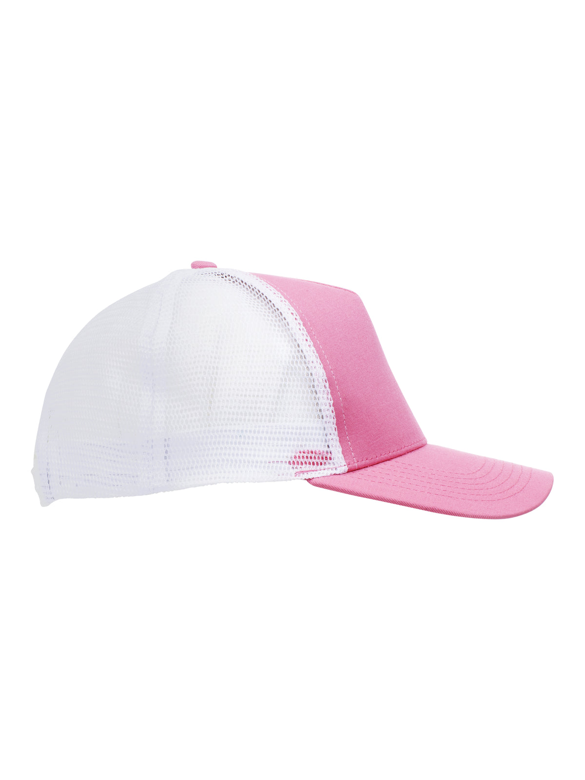 Clique Trucker Cap Rosa/Weiss, Seitenansicht rechts
