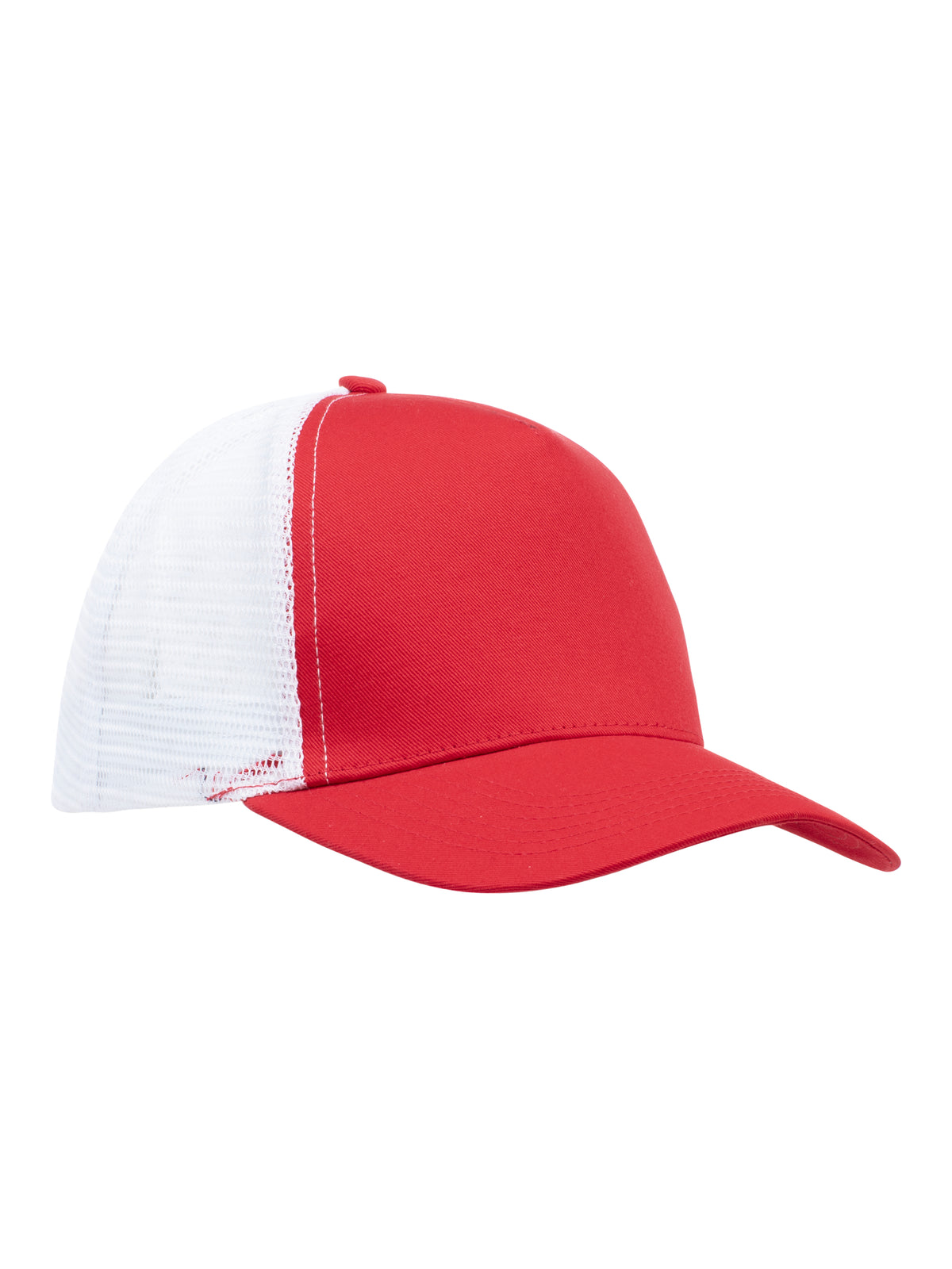 Clique Trucker Cap Rot/Weiss, Detailansicht