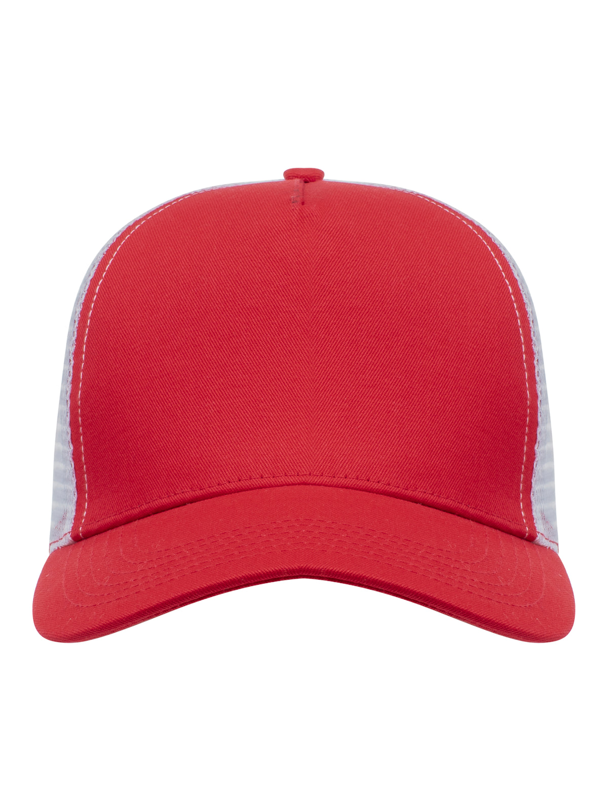 Clique Trucker Cap Rot/Weiss, Vorderansicht