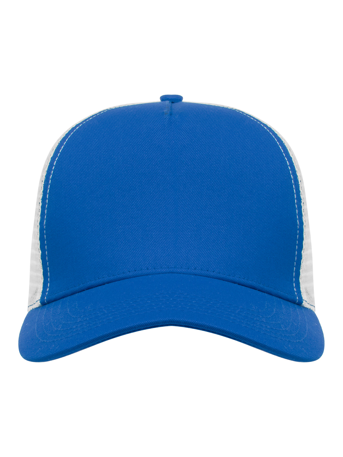 Clique Trucker Cap Royal-Blau/Weiss, Vorderansicht