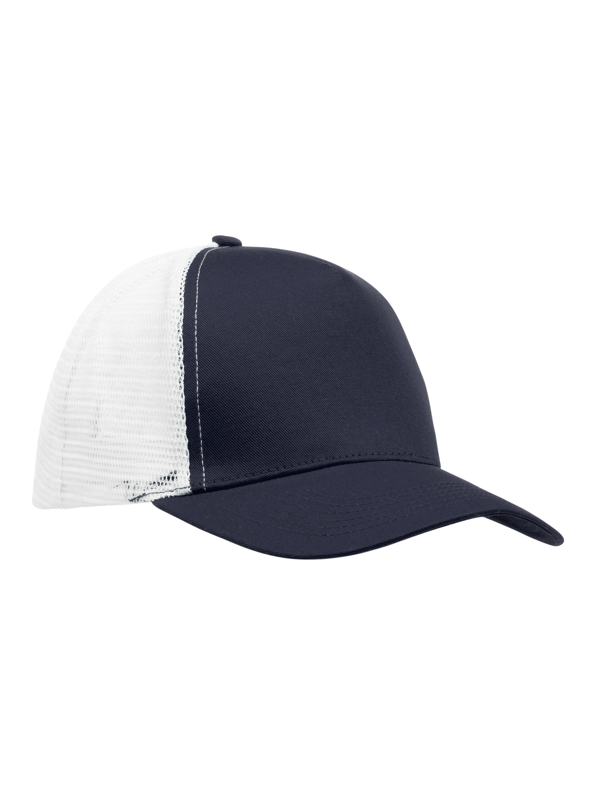 Clique Trucker Cap Dunkelmarine/Weiss, Detailansicht