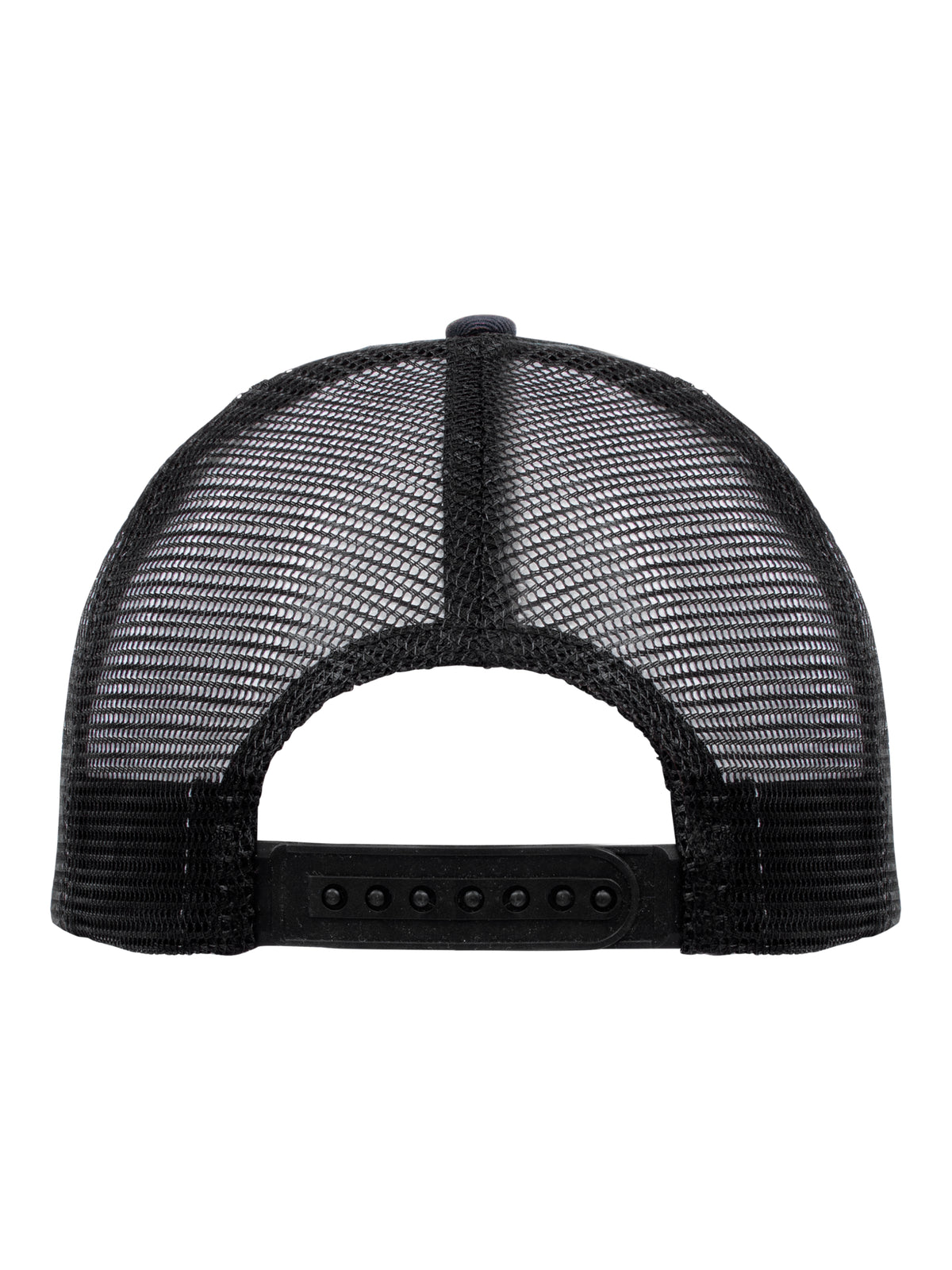 Clique Trucker Cap Dunkelmarine/Schwarz, Rückansicht