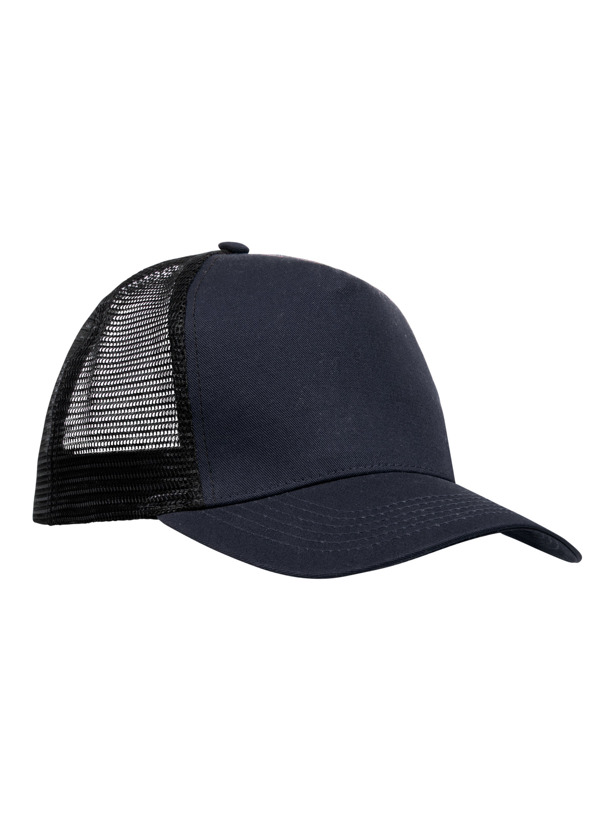 Clique Trucker Cap Dunkelmarine/Schwarz, Detailansicht