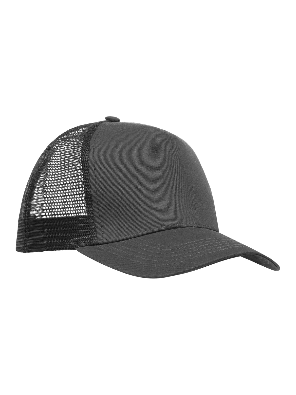Clique Trucker Cap Metallgrau/Schwarz, Detailansicht