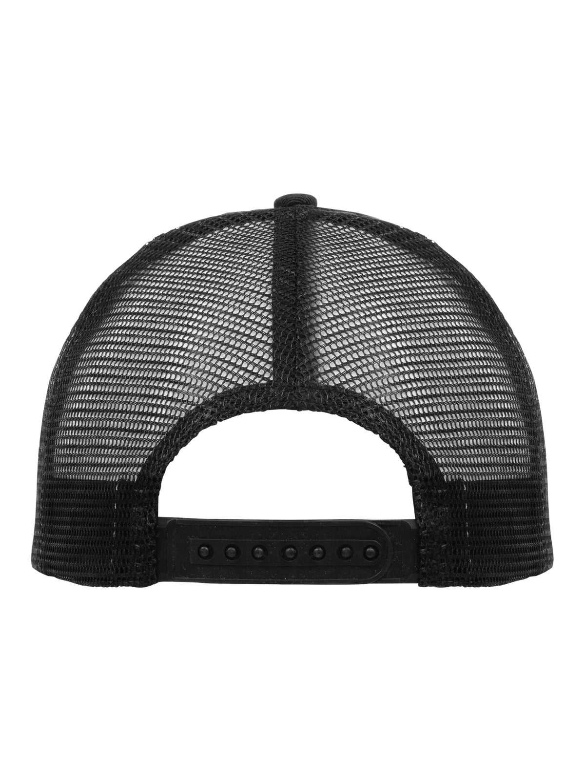 Clique Trucker Cap Schwarz/Schwarz, Rückansicht