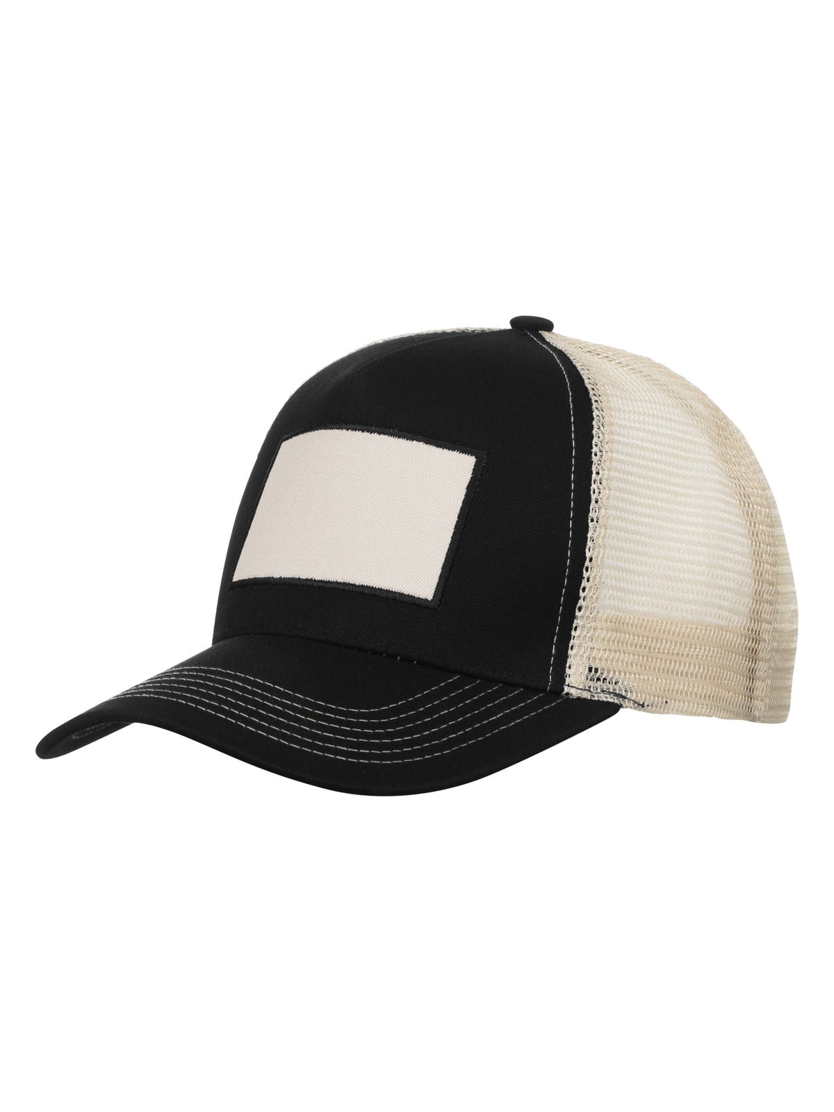 Clique Trucker Patch Cap Schwarz, Detailansicht