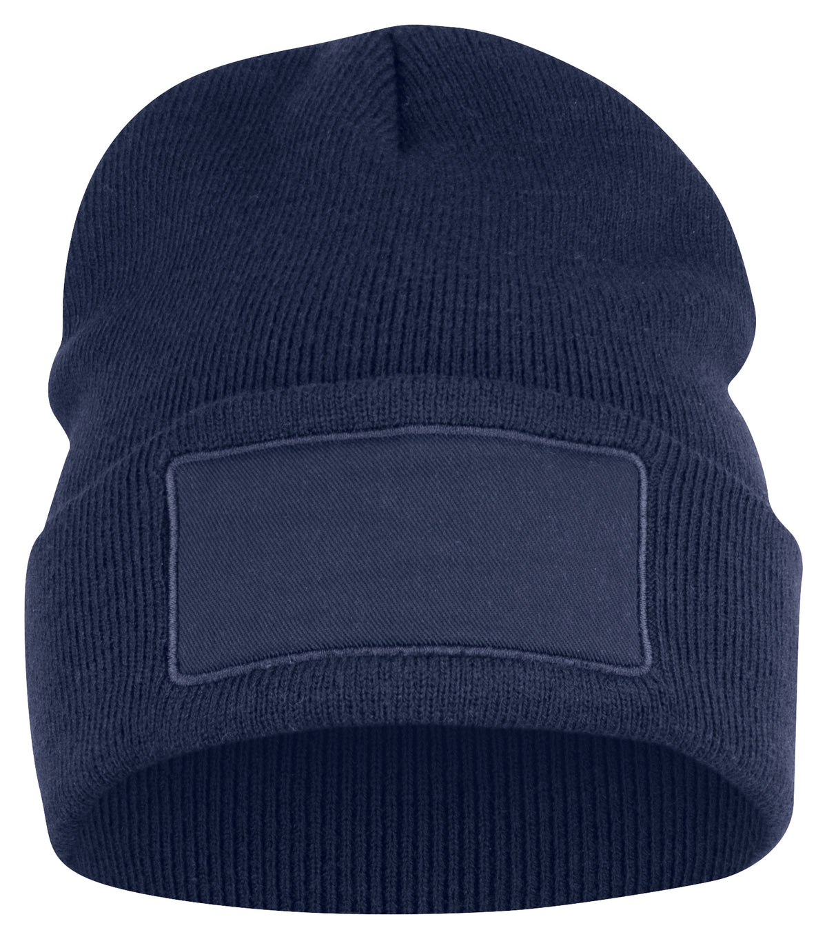 Clique Hubert Patch Dunkelmarine, Vorderansicht