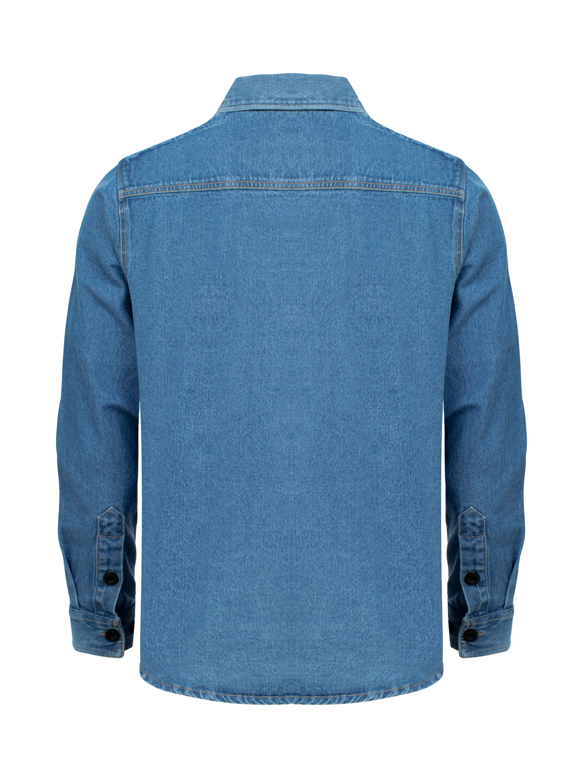Clique Overshirt Denim, Rückansicht