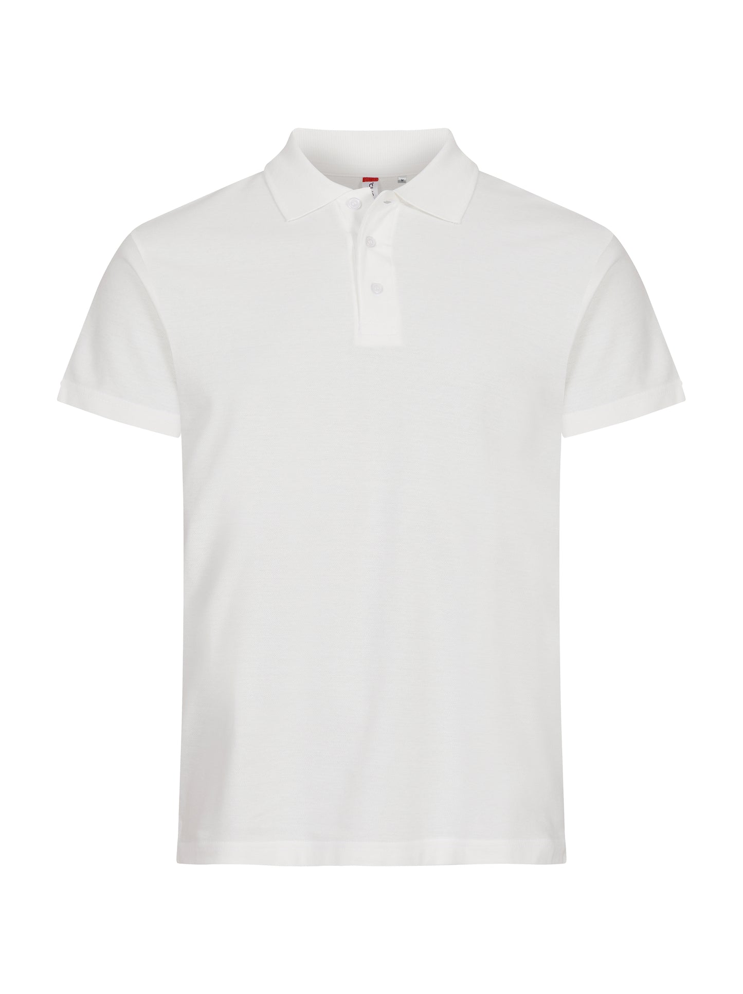 Clique Basic Polo Herren Eierschale, Vorderansicht