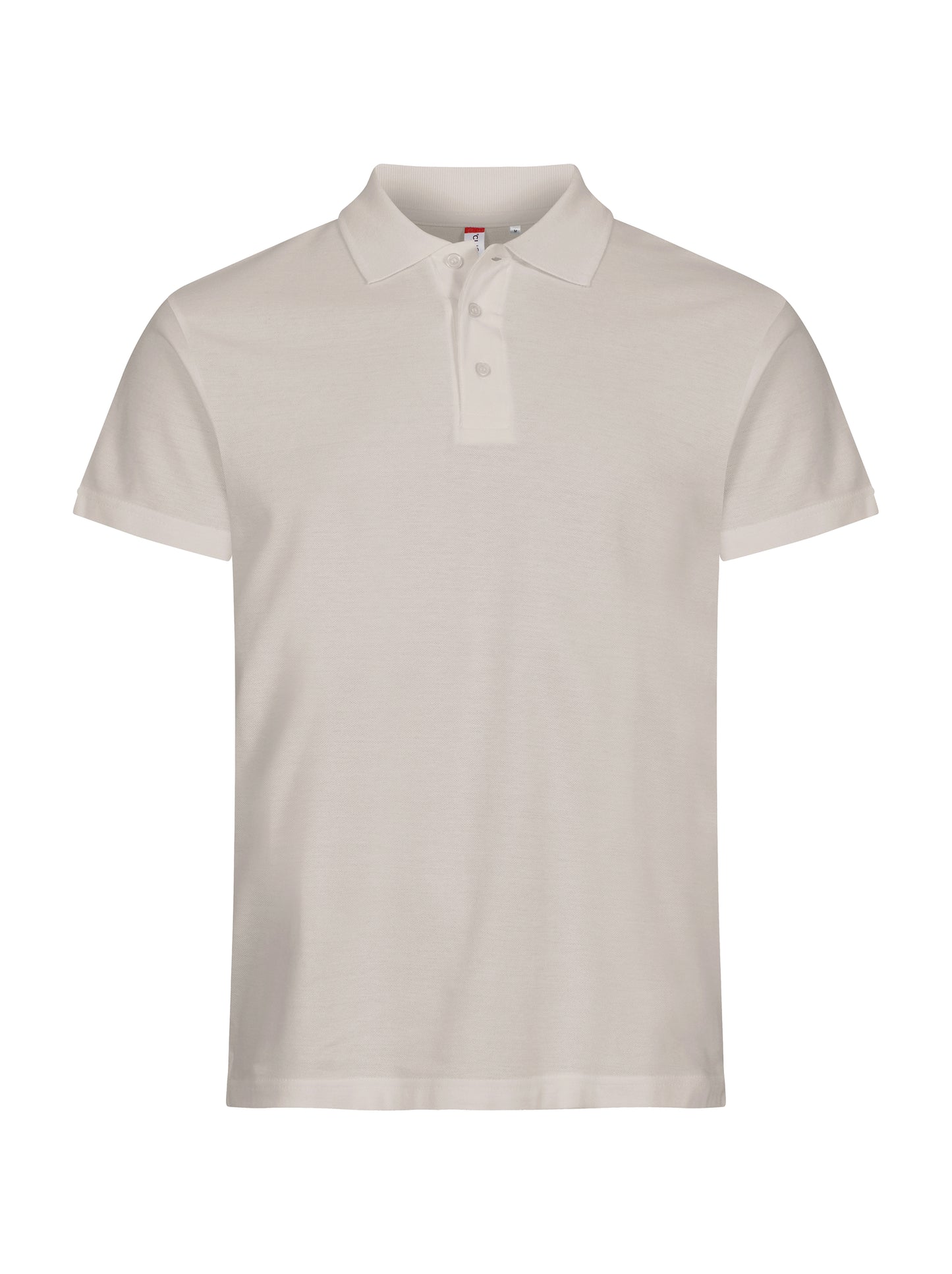 Clique Basic Polo Herren Steingrau, Vorderansicht