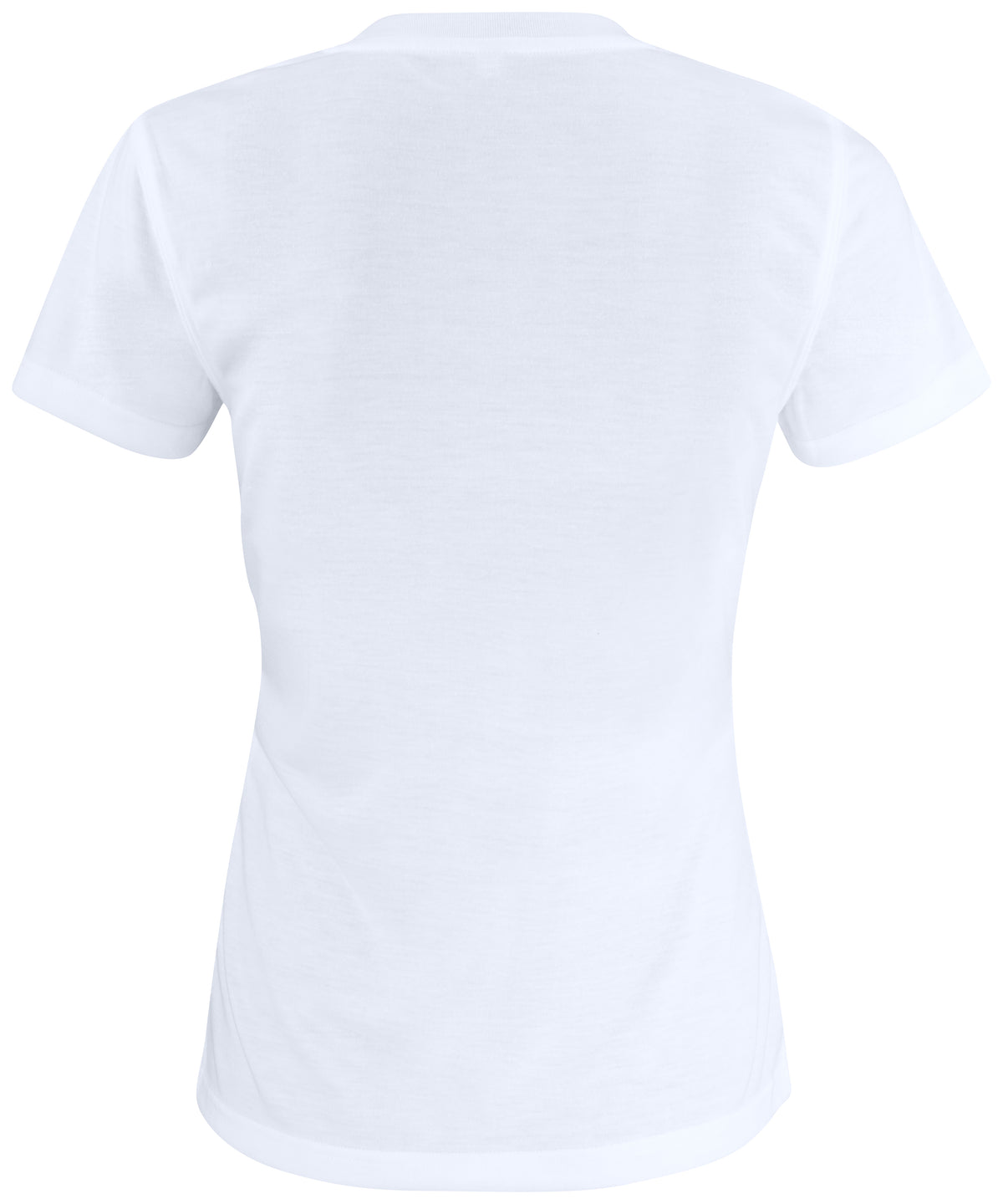 Clique Neon-T Women Weiss, Rückansicht