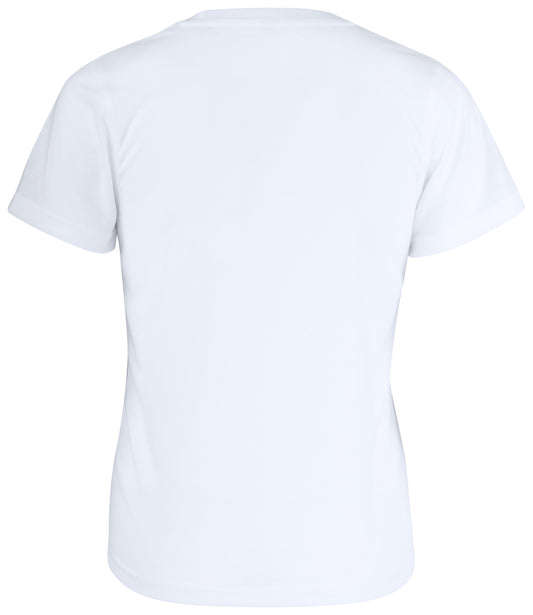 Clique Neon-T Junior Weiss, Rückansicht