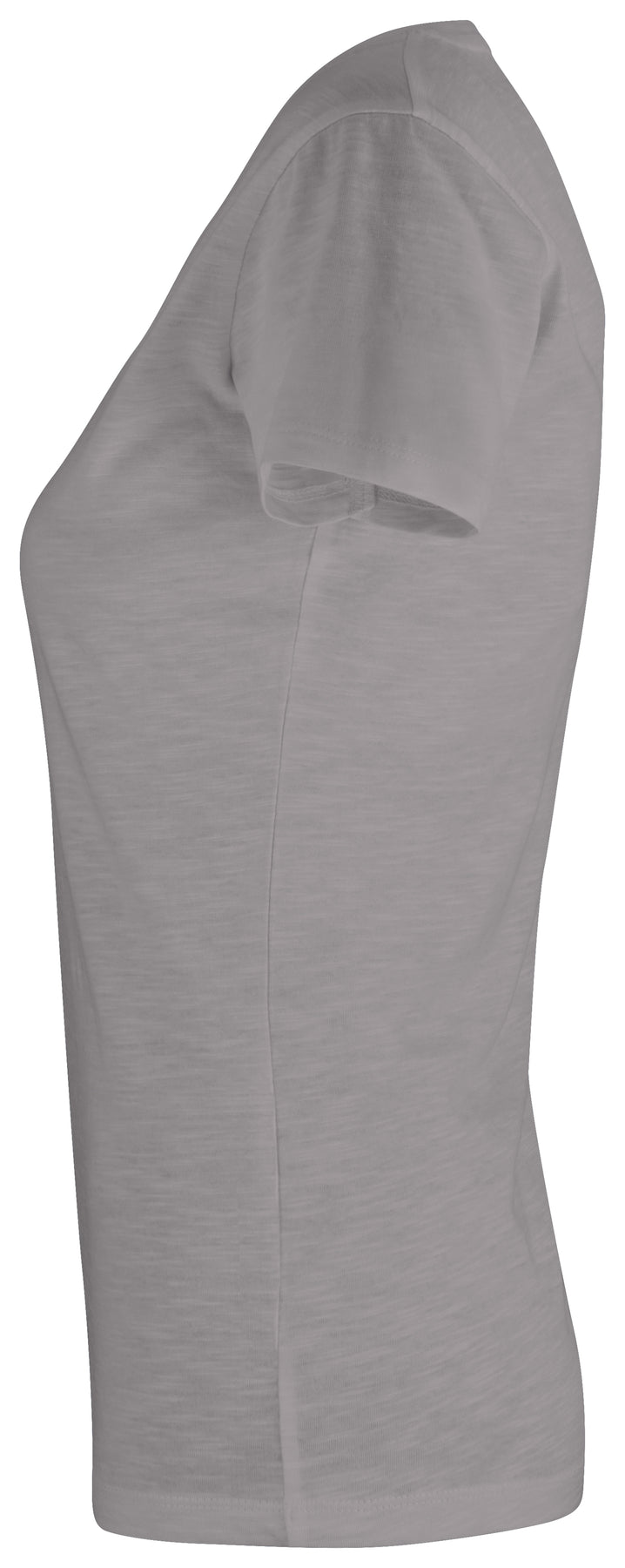 Clique Slub-T Women Grau, Seitenansicht links