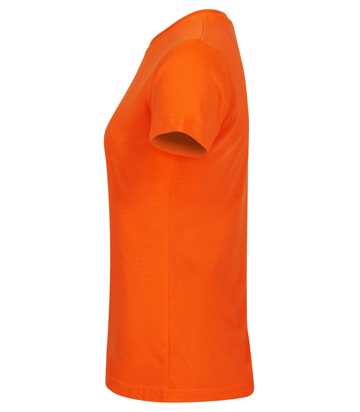 Clique New Classic-T Women HV Orange, Seitenansicht links