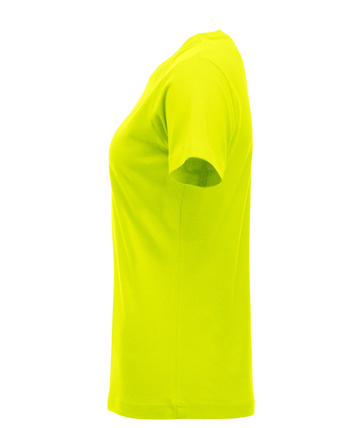 Clique New Classic-T Women Signalgrün, Seitenansicht links