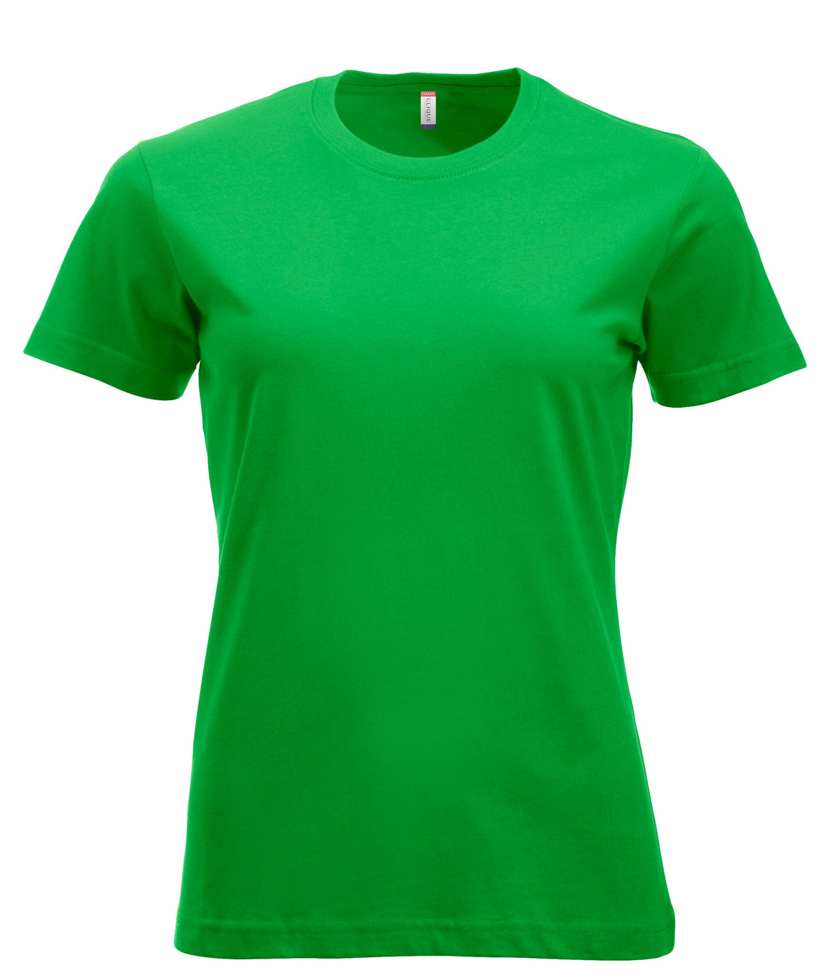 Clique New Classic-T Women Apfelgrün, Vorderansicht