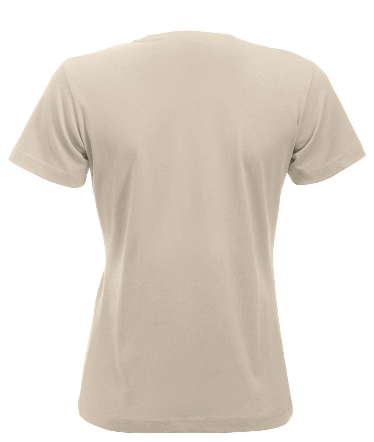 Clique New Classic-T Women Hellbeige, Rückansicht