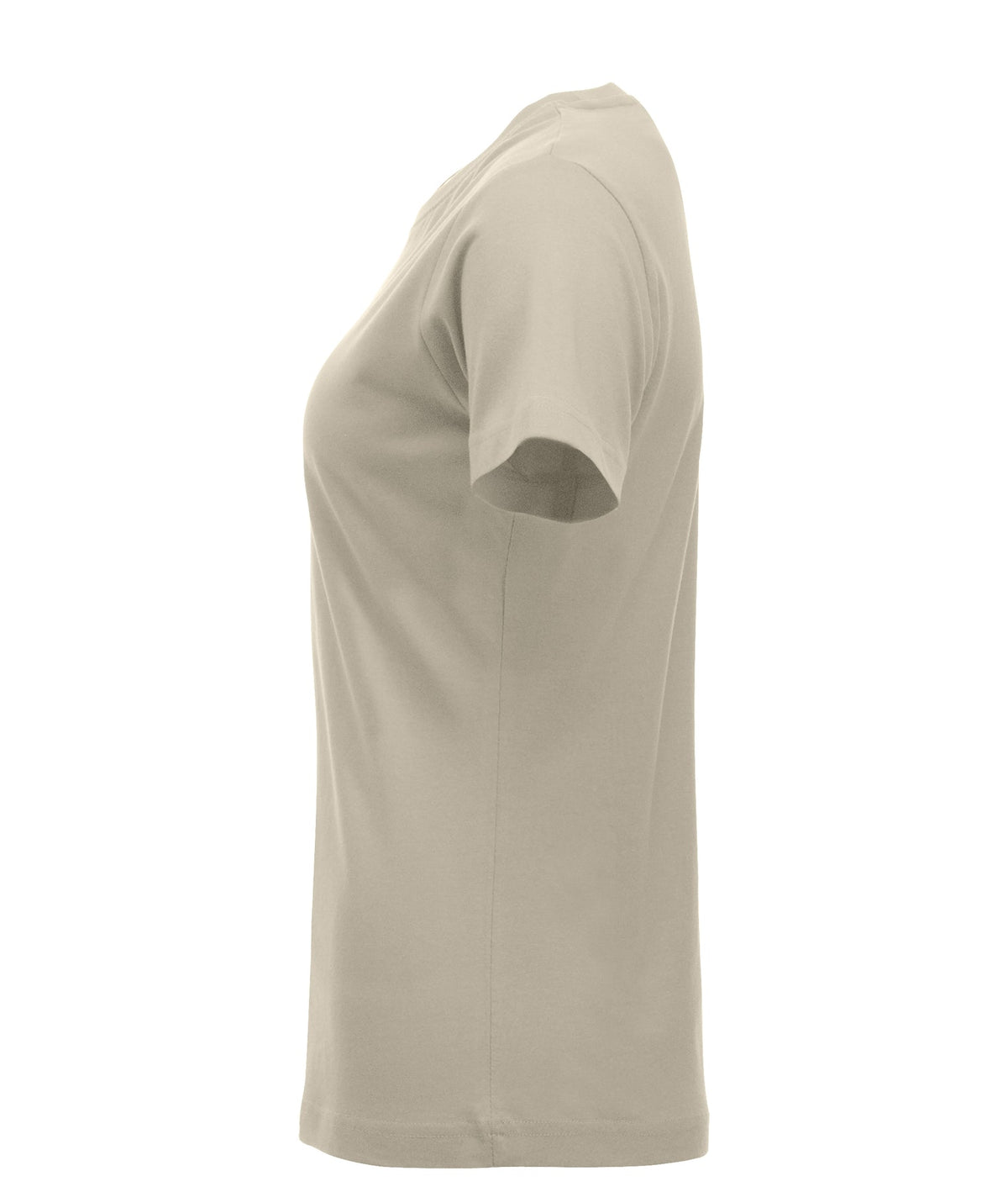 Clique New Classic-T Women Hellbeige, Seitenansicht links