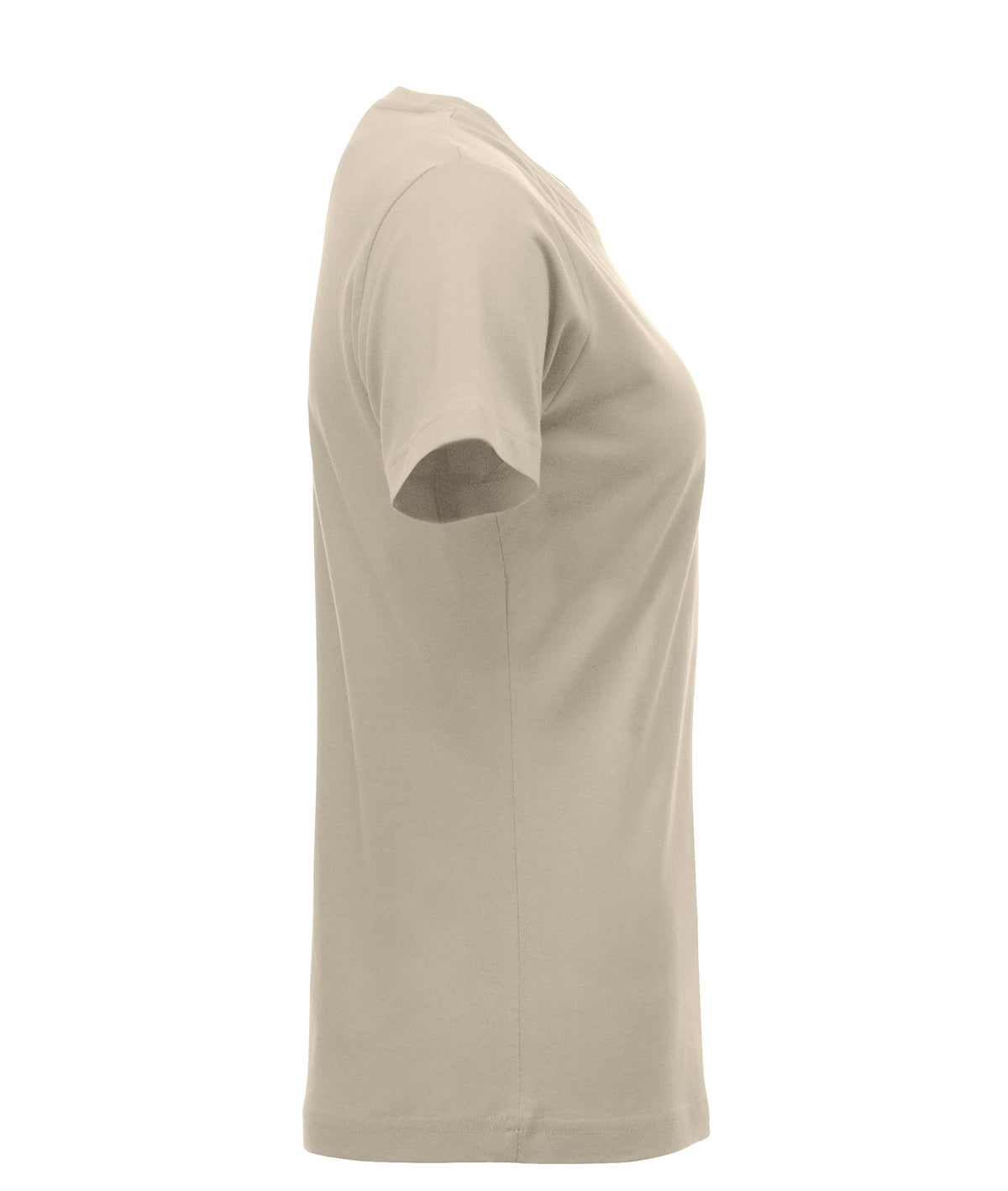 Clique New Classic-T Women Hellbeige, Seitenansicht rechts