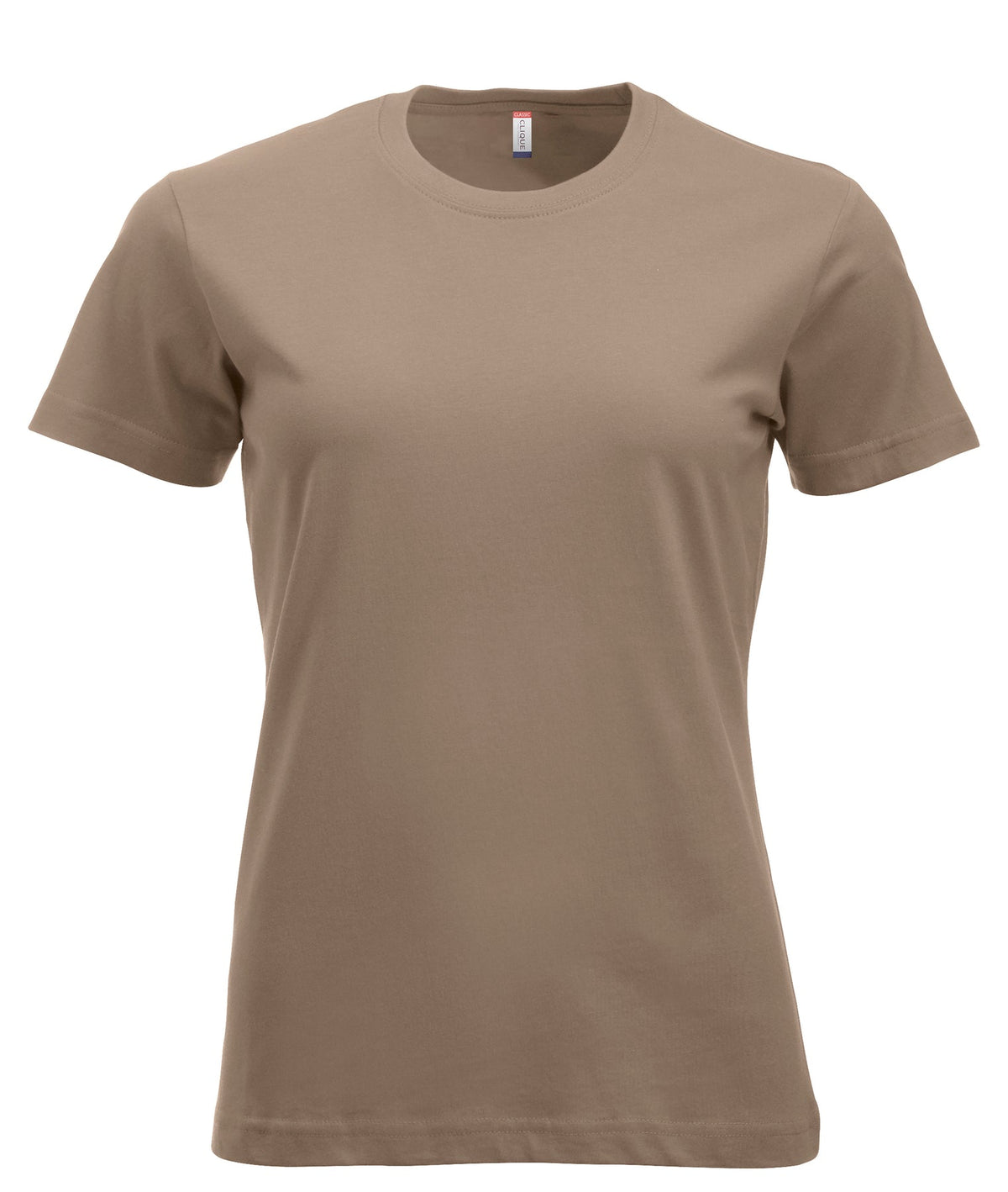 Clique New Classic-T Women Caffe Latte, Vorderansicht