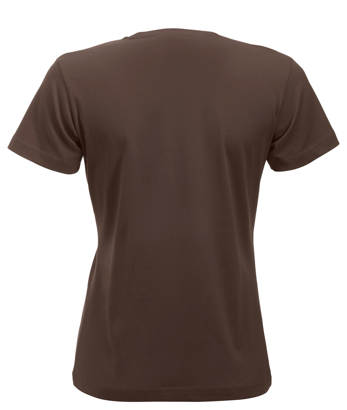 Clique New Classic-T Women Dunkles Mocca, Rückansicht